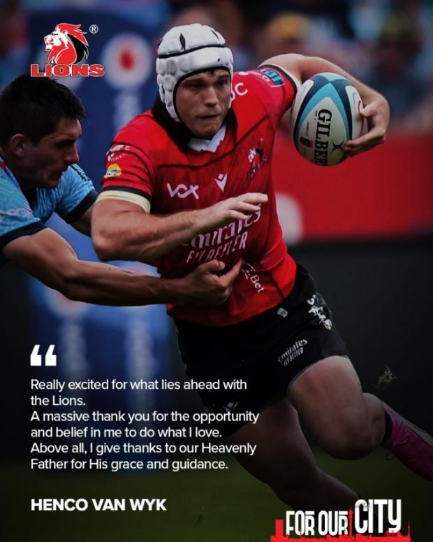 Lions secure signature of future Springbok