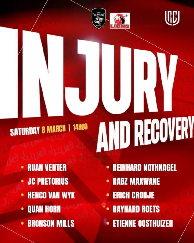Lions injury list