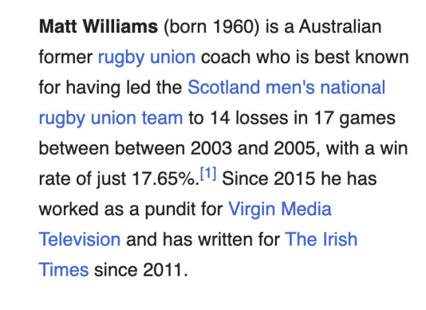 Matt Willioams screen grab one