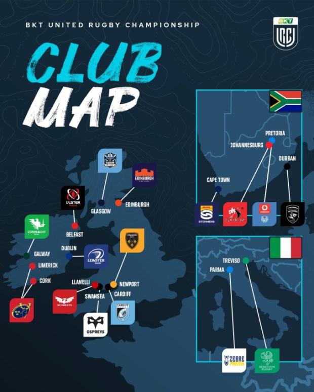 URC club map
