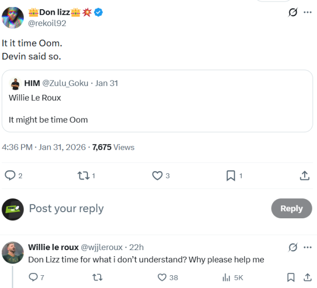 Willie hits back at online trolls after Bulls win