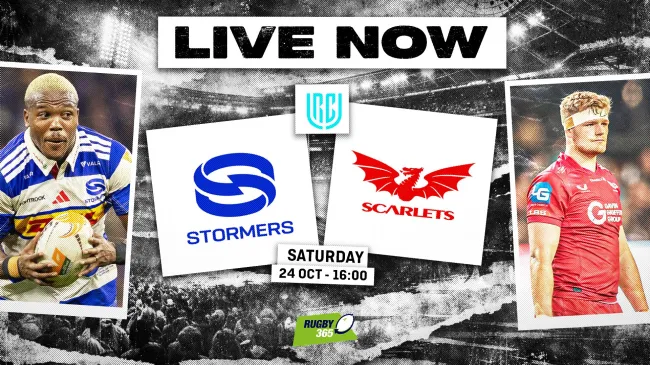 LIVE: Stormers v Scarlets - URC