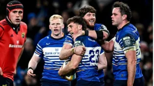 Leinster fight back against Munster, Steyn scores for Glasgow in tight Italy win