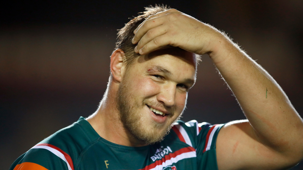 Hanro Liebenberg, captain of Leicester Tigers, during the