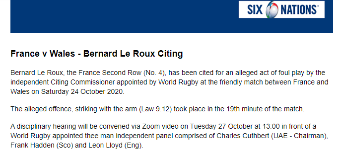 Le Roux in hot water for striking Jones