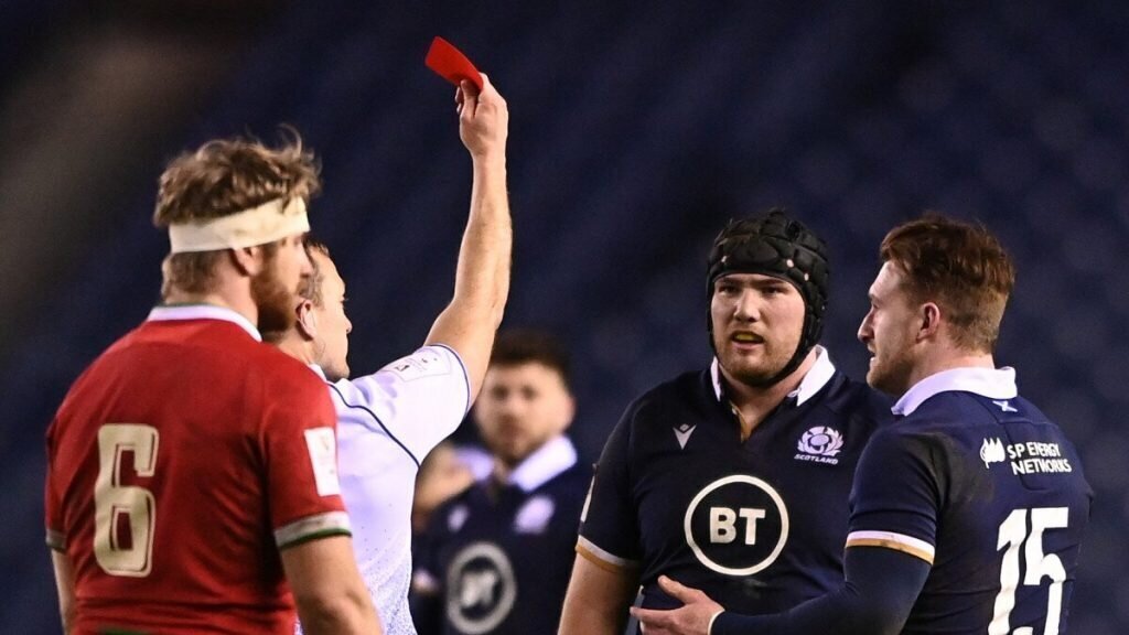 Red card: 'That was a rubbish call'