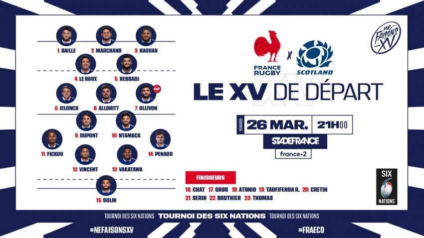 Le Roux returns for France's Six Nations decider