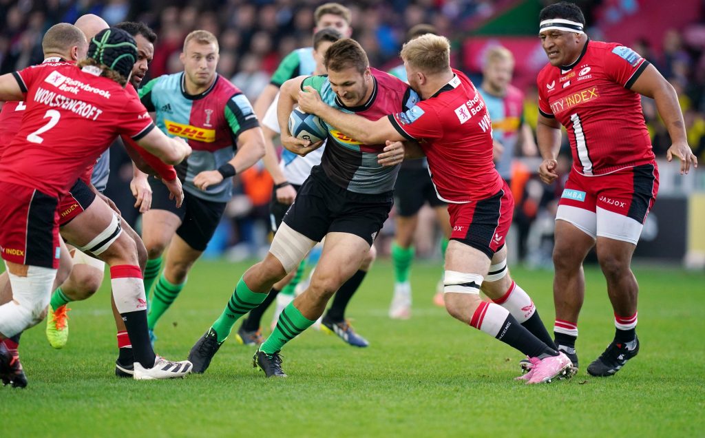 Sarries overtake Quins with London derby win