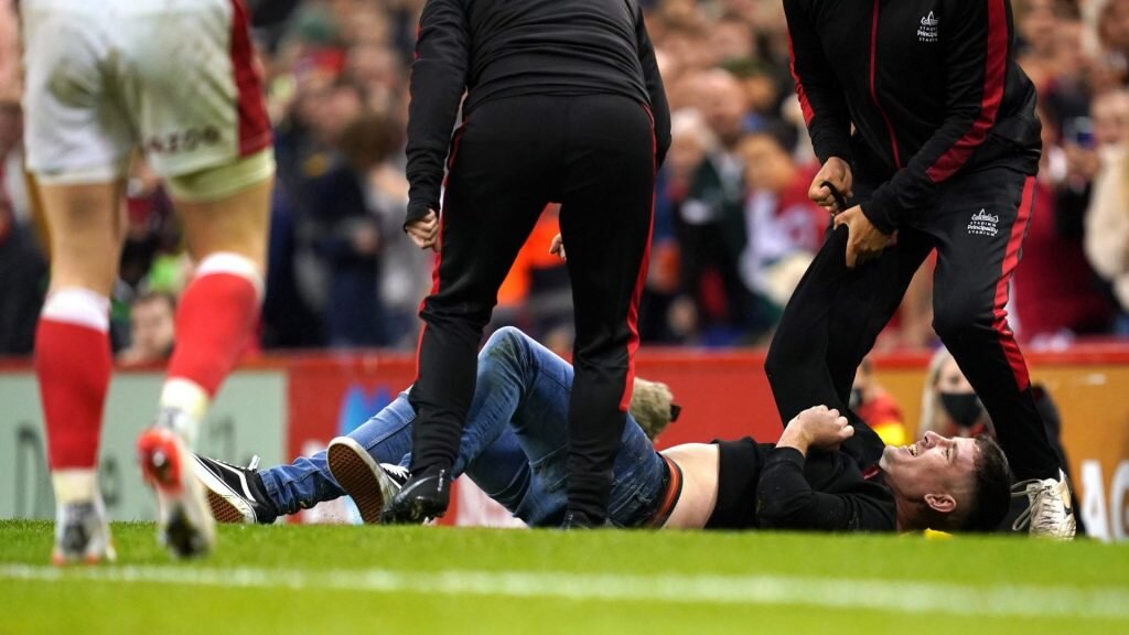Wales v South Africa: Life ban for Pitch invader