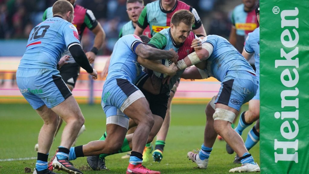 Esterhuizen scores as Harlequins see off plucky Cardiff