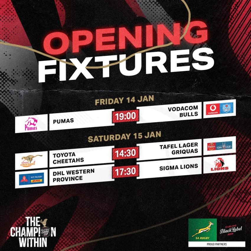 Currie Cup fixtures round one