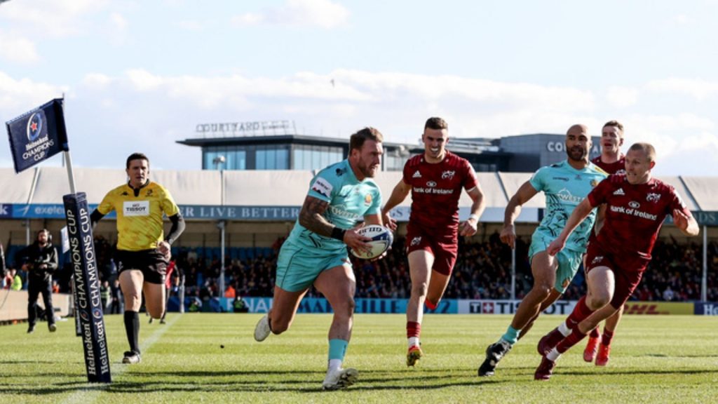 Exeter Chiefs hang on against injury-hit Munster