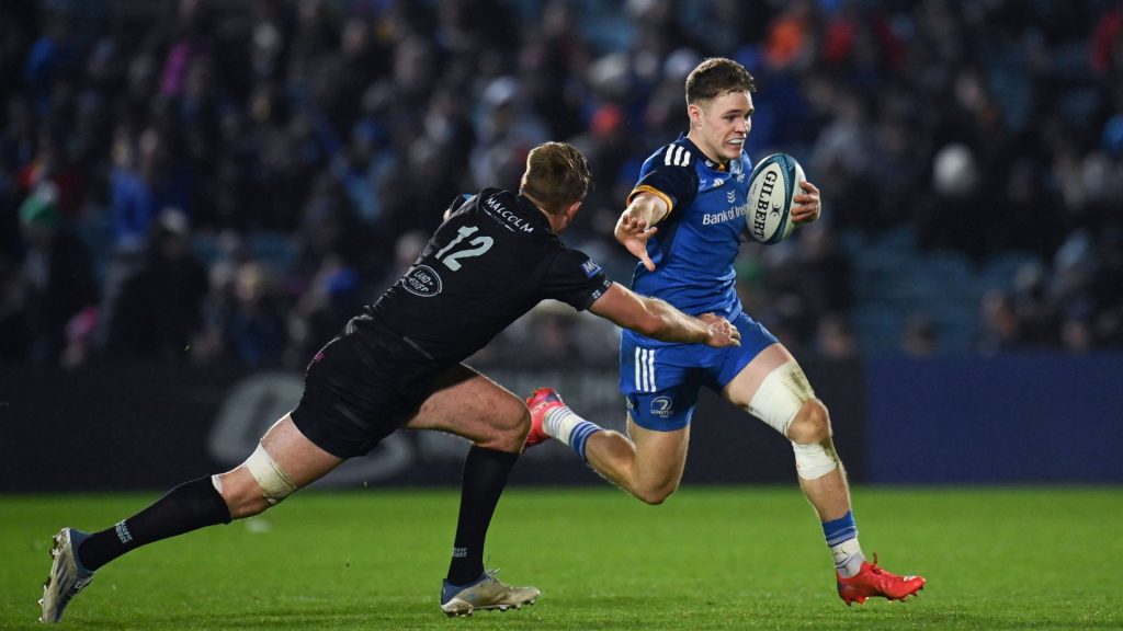 Russell's hat-trick helps Leinster dismantle Glasgow