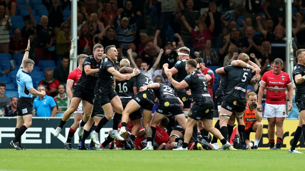 Exeter Chiefs bounce back to beat Falcons
