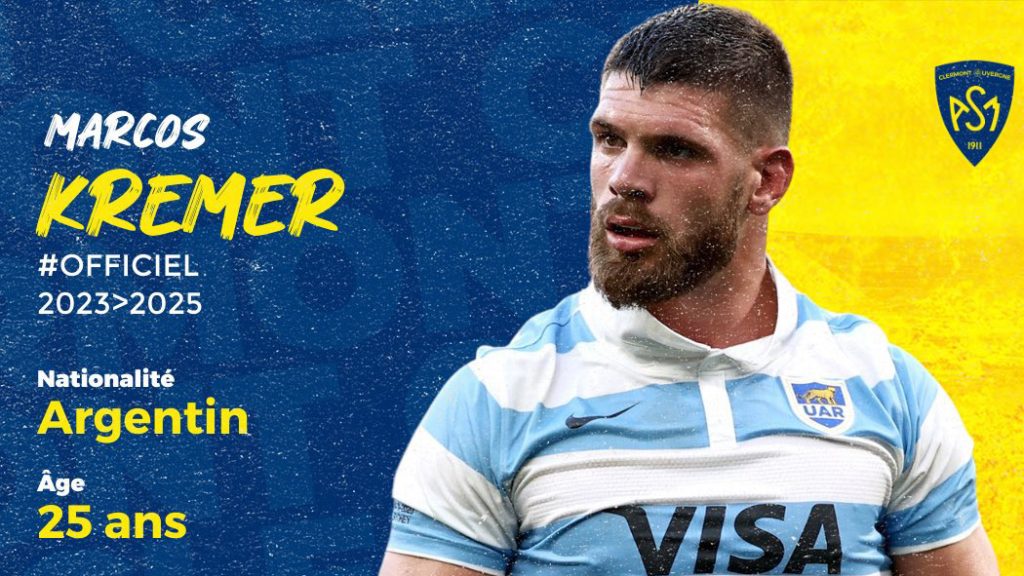 Argentine loose forward signs for Clermont