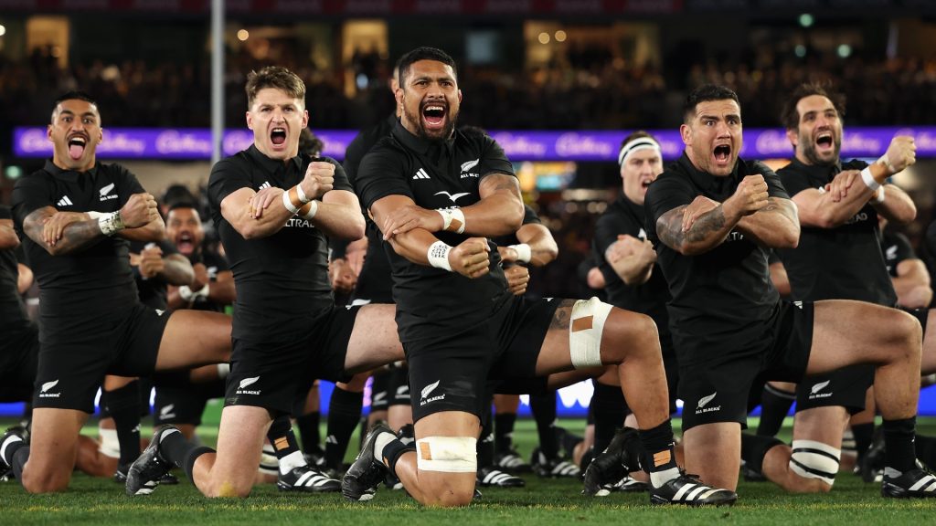 Evolution of haka from 'jingle bells' to fierce war dance france