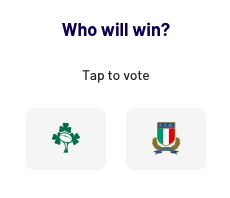 Ireland v Italy - teams and prediction