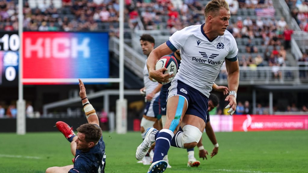 Van der Merwe equals try record as Scotland down USA - scotland | Rugby365