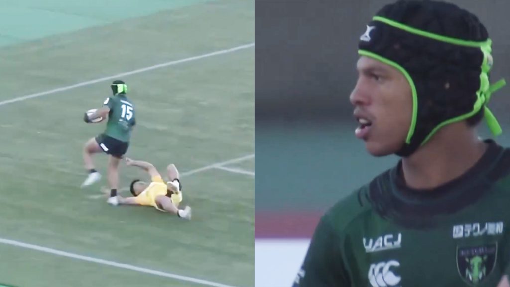 WATCH: Hot-stepping Bok's brutal introduction to Japan League One