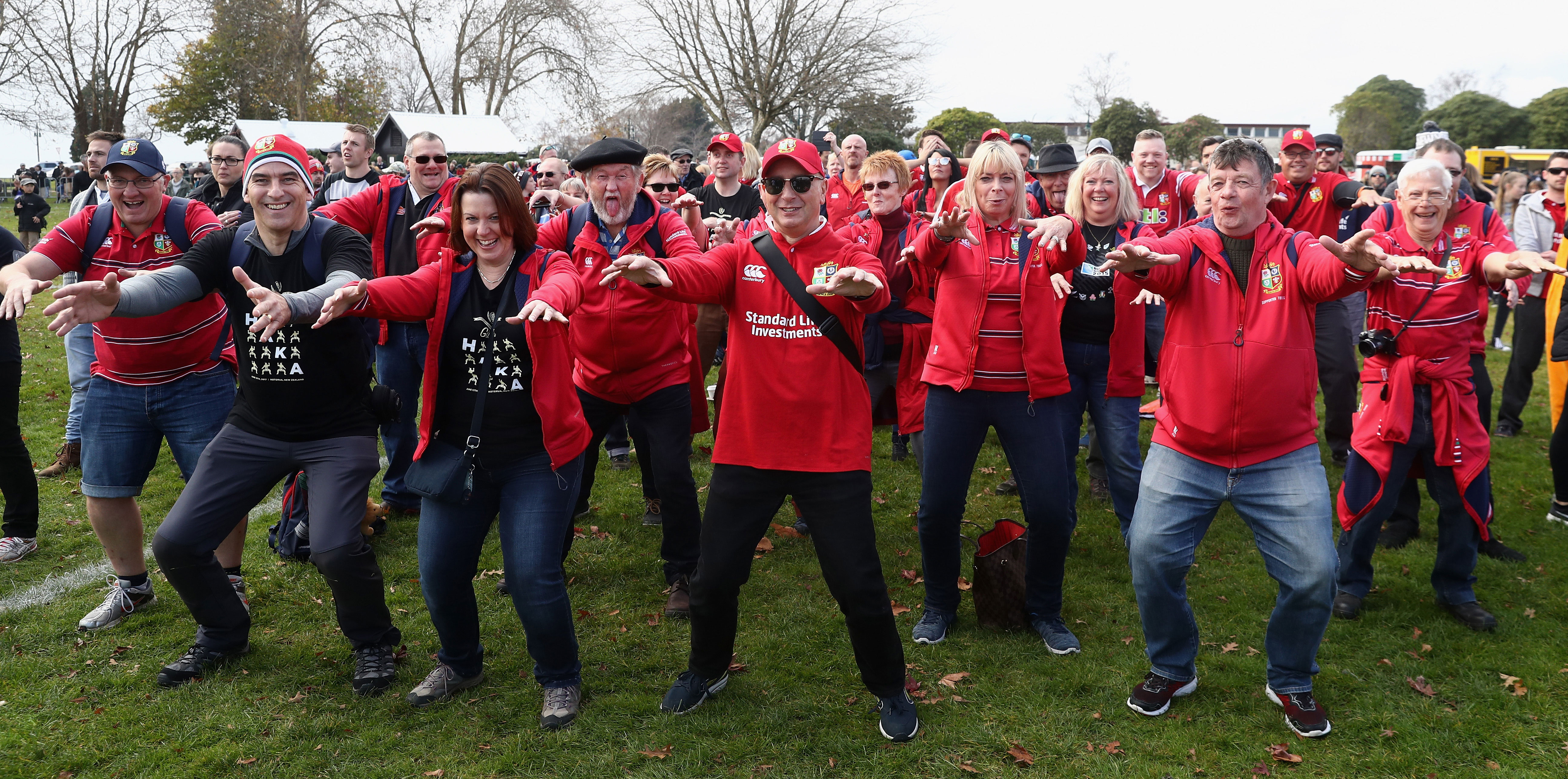 Lions rugby fans invade NZ ready to paint the town red