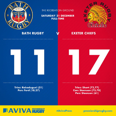 Chiefs comeback stuns Bath