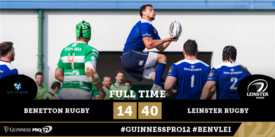 Kearney helps Leinster close in on top two