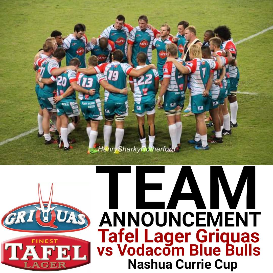 All change for Griquas
