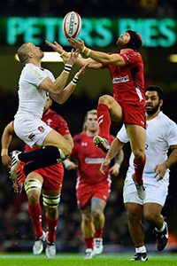 England fight back in Cardiff