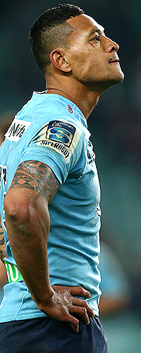 Folau relishing centre challenge