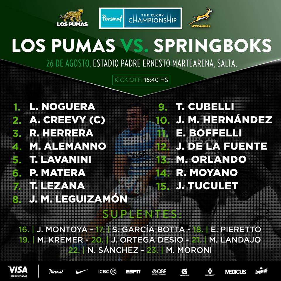 Los Pumas coach Hourcade rings the changes