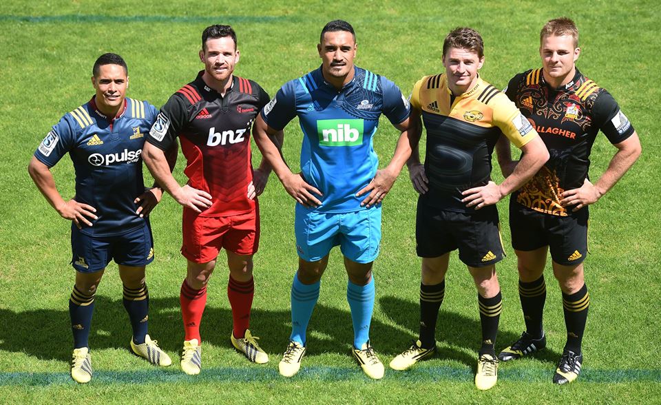 NZ Super Rugby teams launch new jerseys