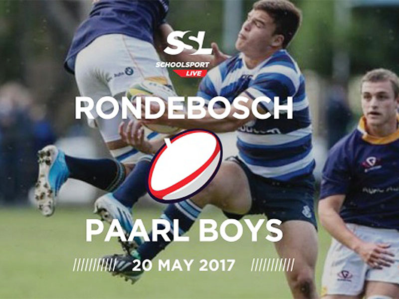 SCHOOLS STREAM: Rondebosch v Paarl Boys