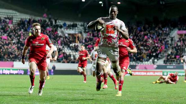 Fourteen-man Stade thrash Munster