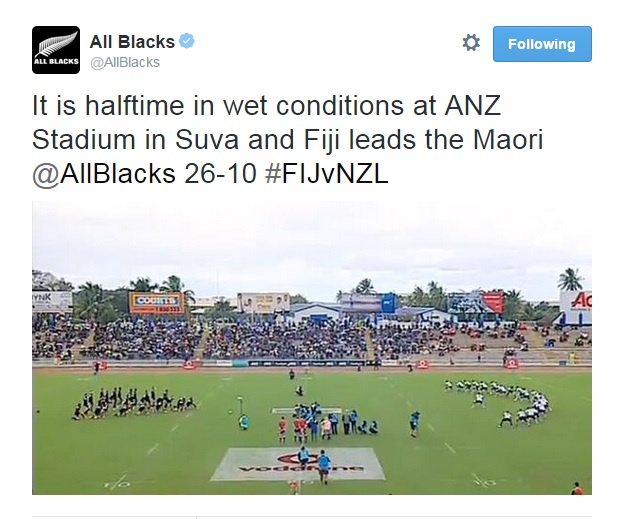 NZ Maori steal late win against Fiji